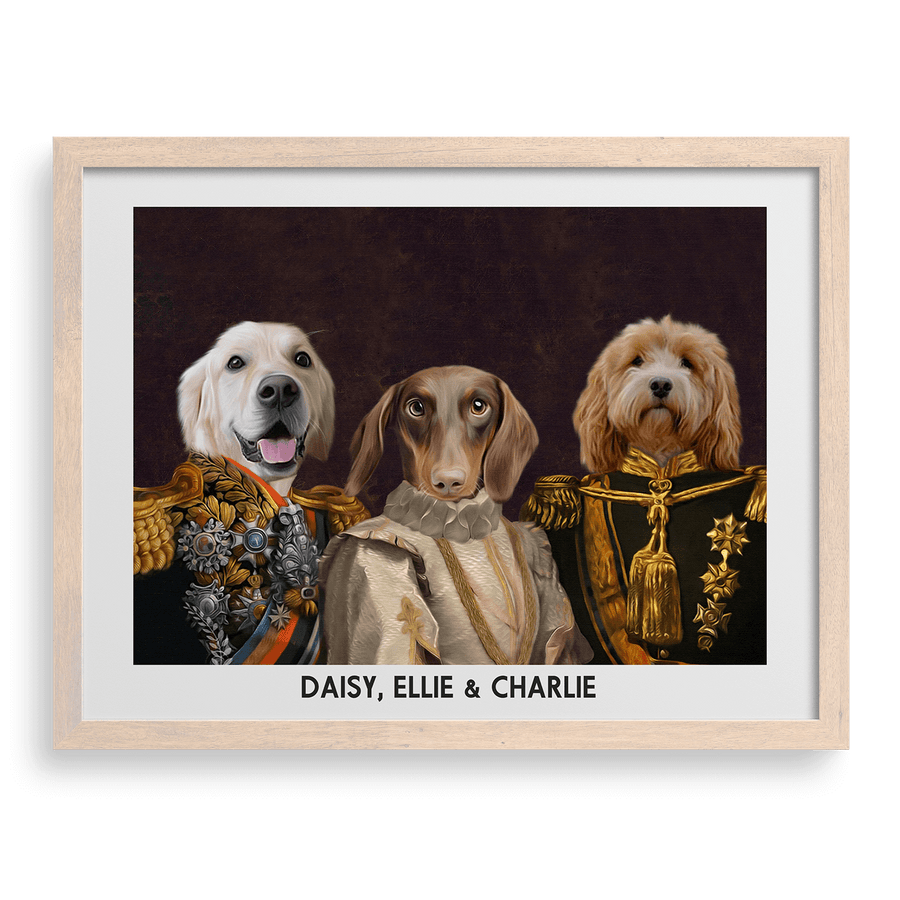 Retrato de un señor y una dama decorados (Royal)