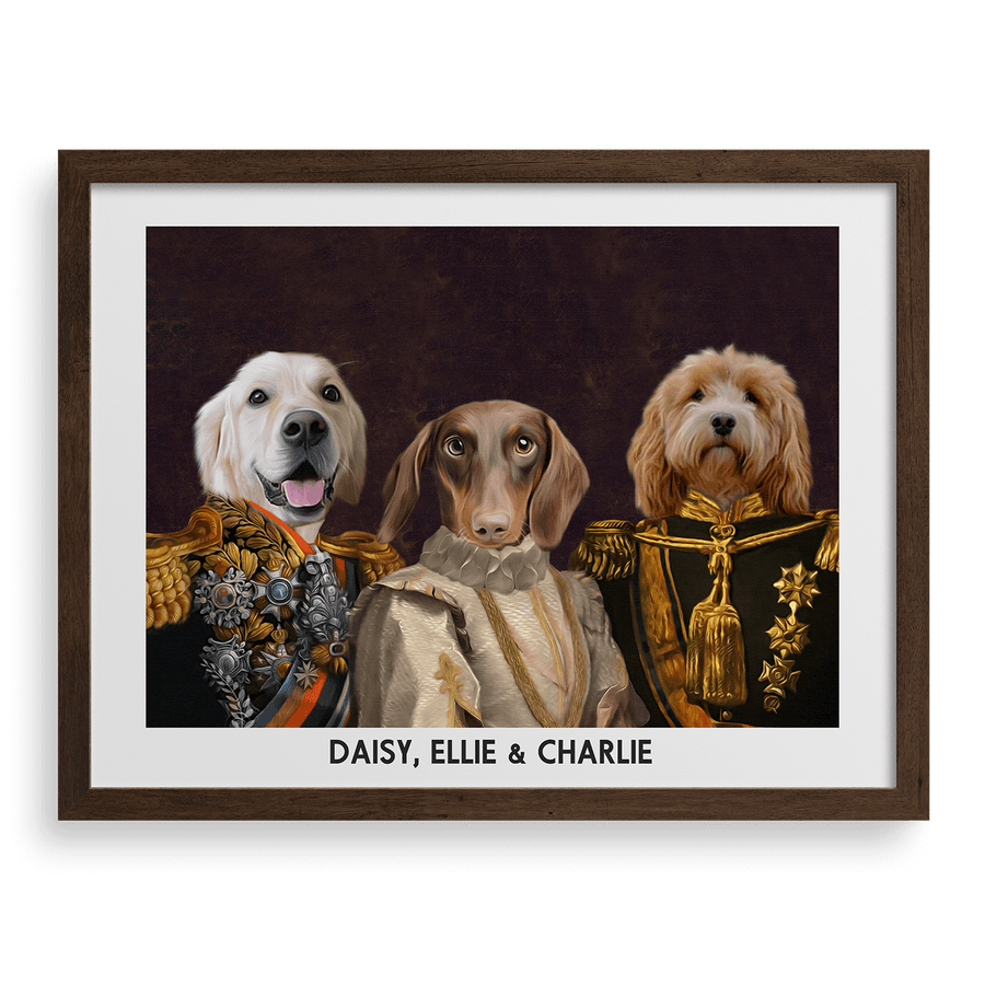 Retrato de un señor y una dama decorados (Royal)