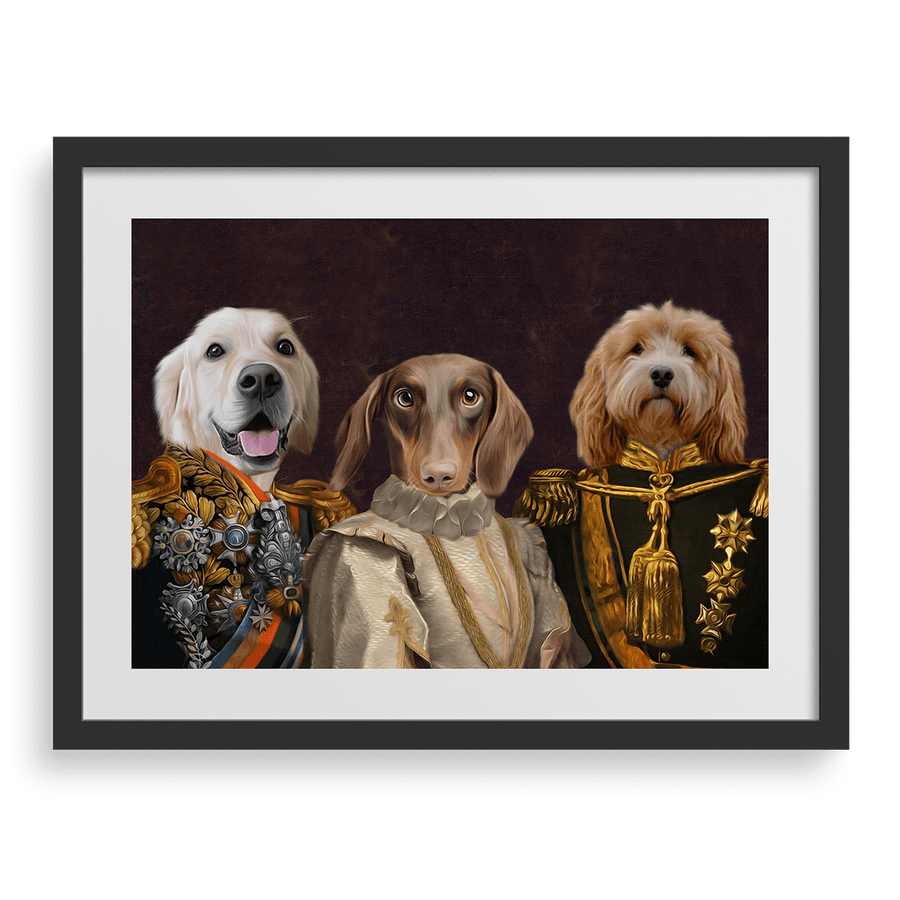 Retrato de un señor y una dama decorados (Royal)