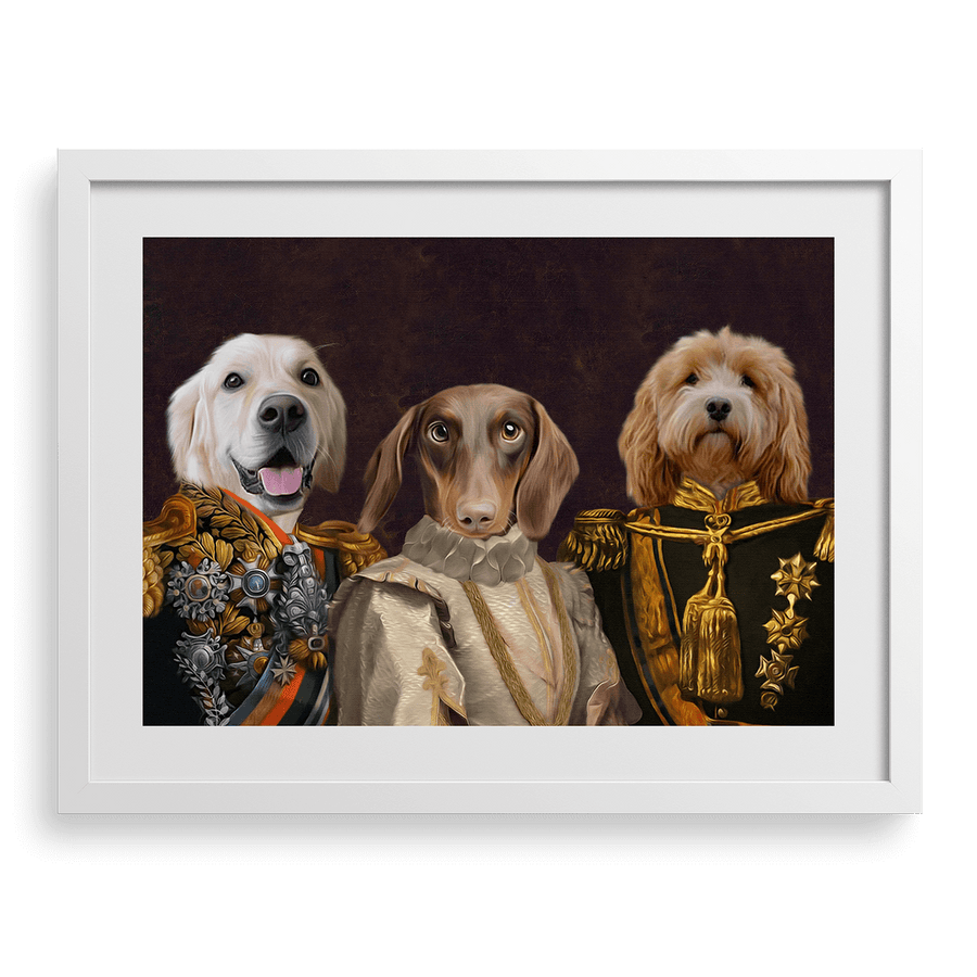 Retrato de un señor y una dama decorados (Royal)