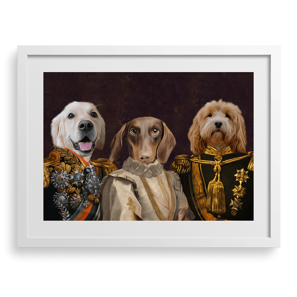 Retrato de un señor y una dama decorados (Royal)