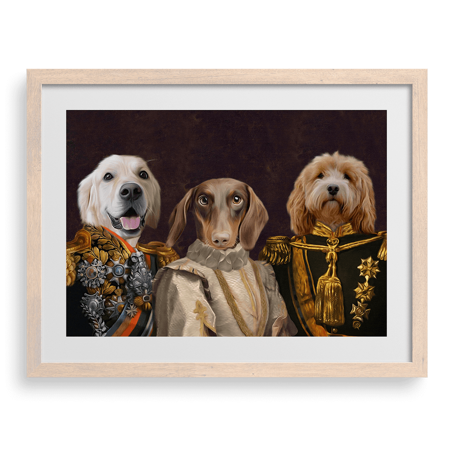 Retrato de un señor y una dama decorados (Royal)