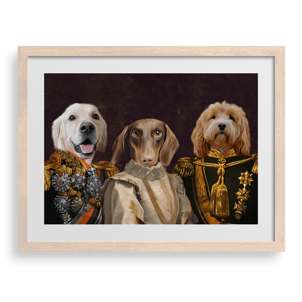 Retrato de un señor y una dama decorados (Royal)