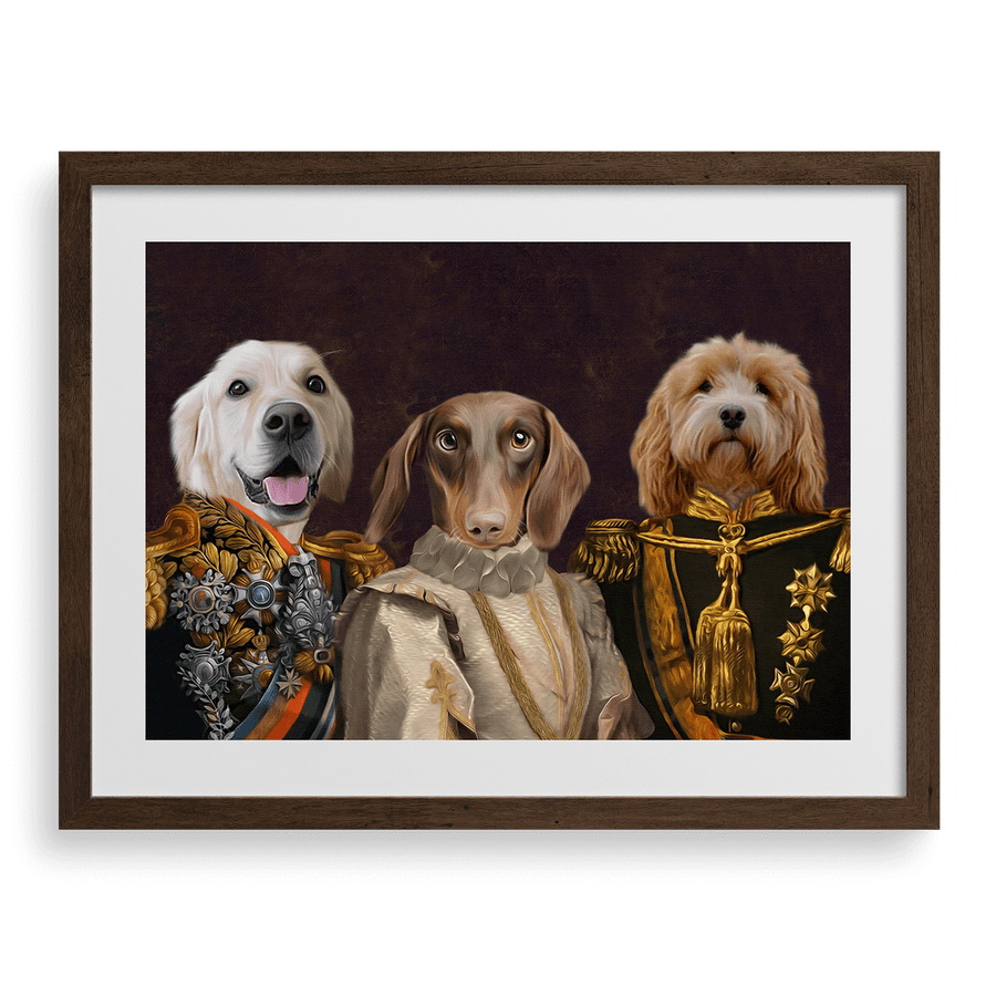 Retrato de un señor y una dama decorados (Royal)