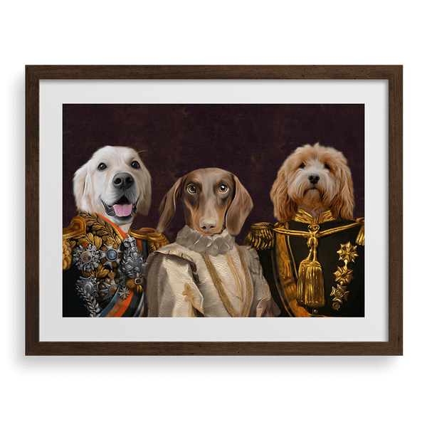 Retrato de un señor y una dama decorados (Royal)