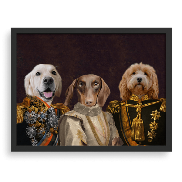 Retrato de un señor y una dama decorados (Royal)