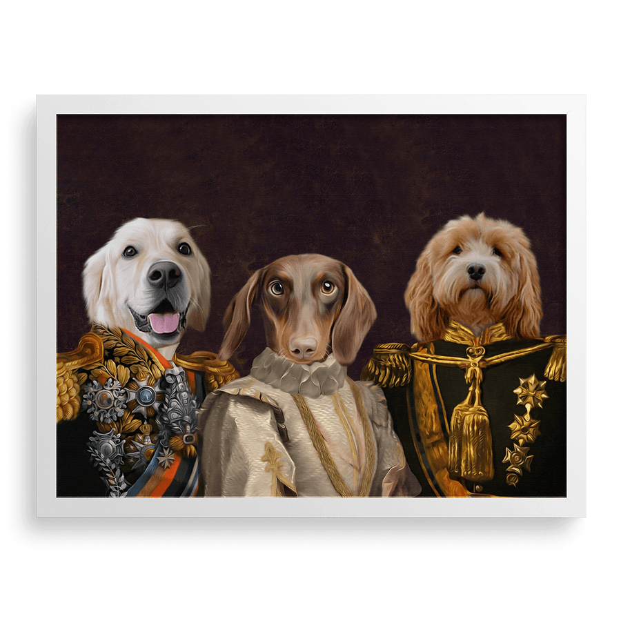 Retrato de un señor y una dama decorados (Royal)