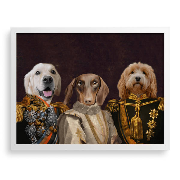 Retrato de un señor y una dama decorados (Royal)