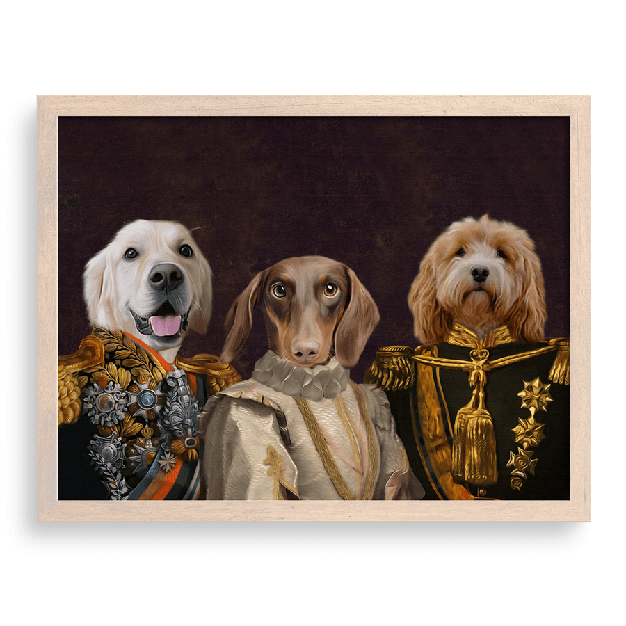 Retrato de un señor y una dama decorados (Royal)