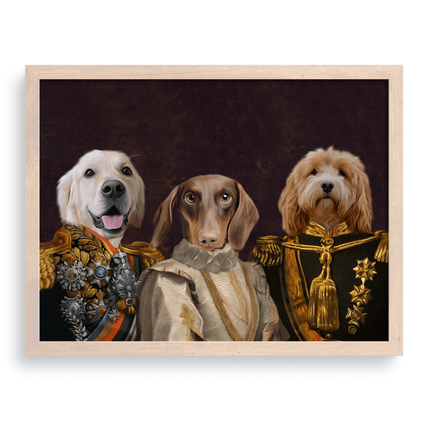 Retrato de un señor y una dama decorados (Royal)