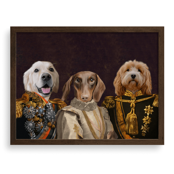 Retrato de un señor y una dama decorados (Royal)