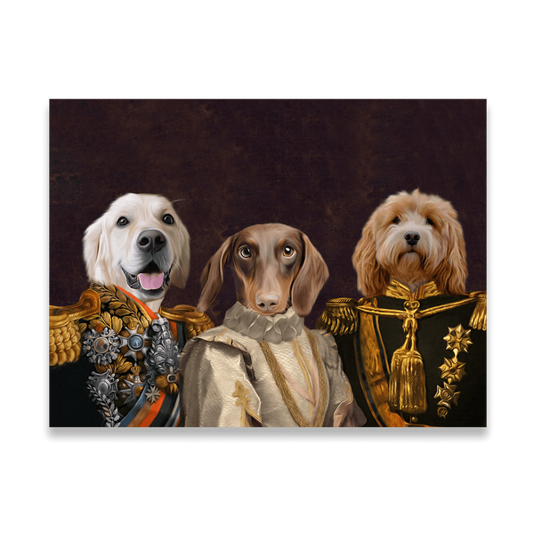 Retrato de un señor y una dama decorados (Royal)