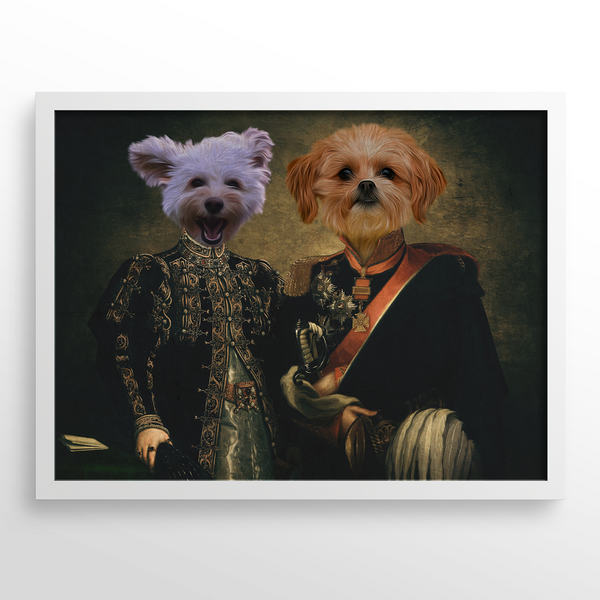 Retrato de mascota El Dúo Majestuoso