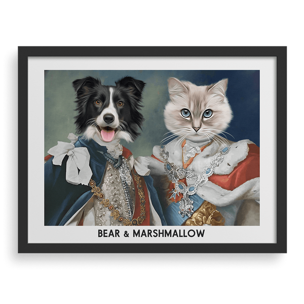 Retratos de mascotas de Sus Majestades