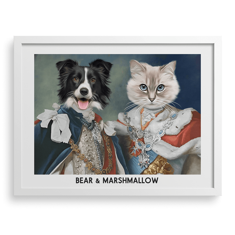 Retratos de mascotas de Sus Majestades