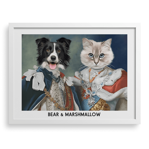 Retratos de mascotas de Sus Majestades