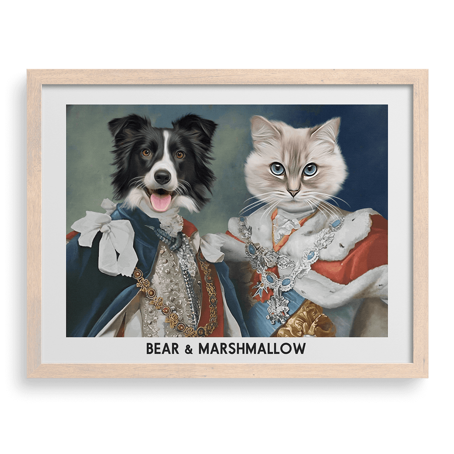 Retratos de mascotas de Sus Majestades