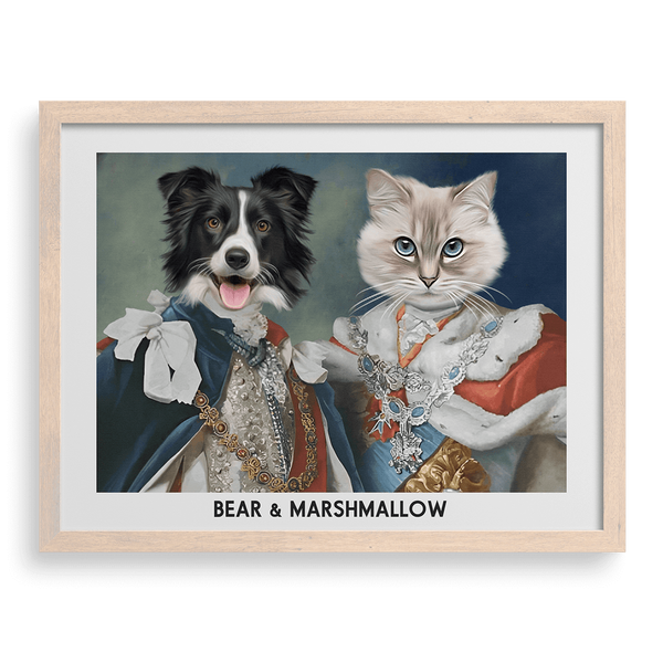Retratos de mascotas de Sus Majestades