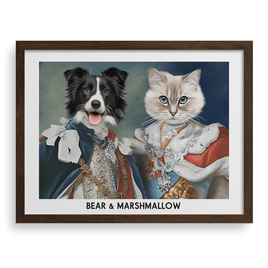 Retratos de mascotas de Sus Majestades