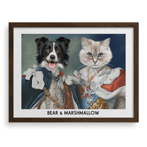 Retratos de mascotas de Sus Majestades