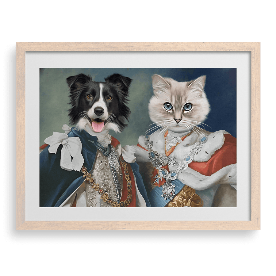 Retratos de mascotas de Sus Majestades