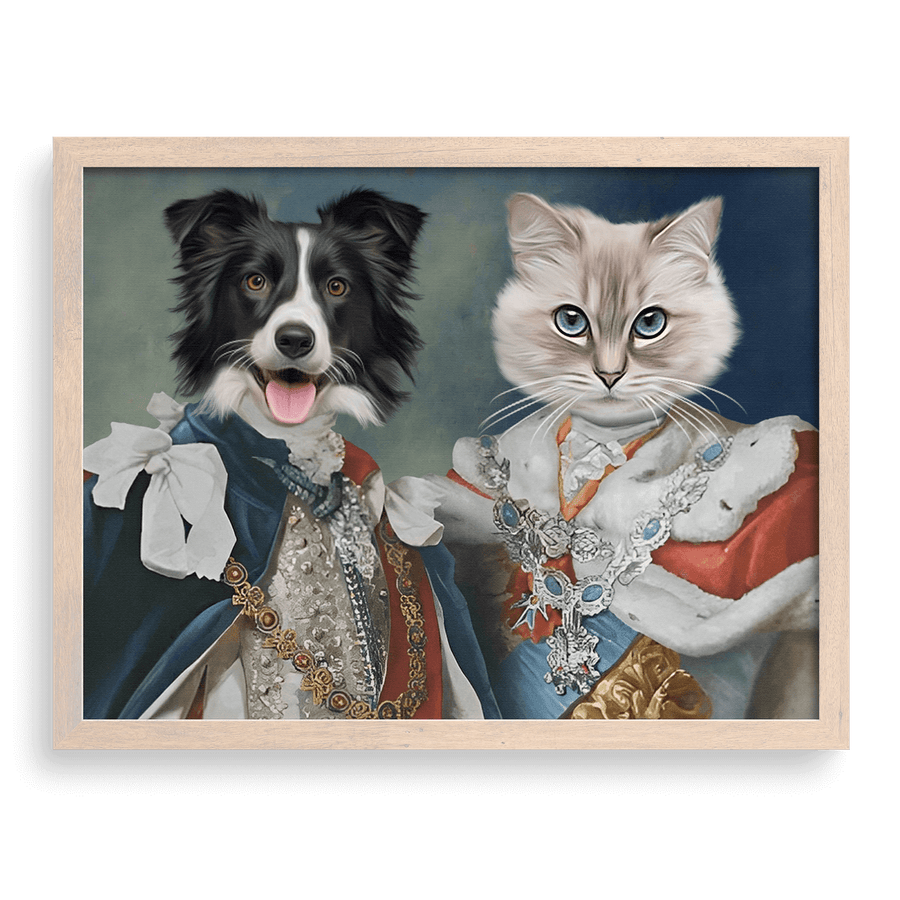 Retratos de mascotas de Sus Majestades