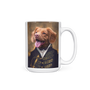 Taza personalizada con retrato de la mascota del Príncipe Real