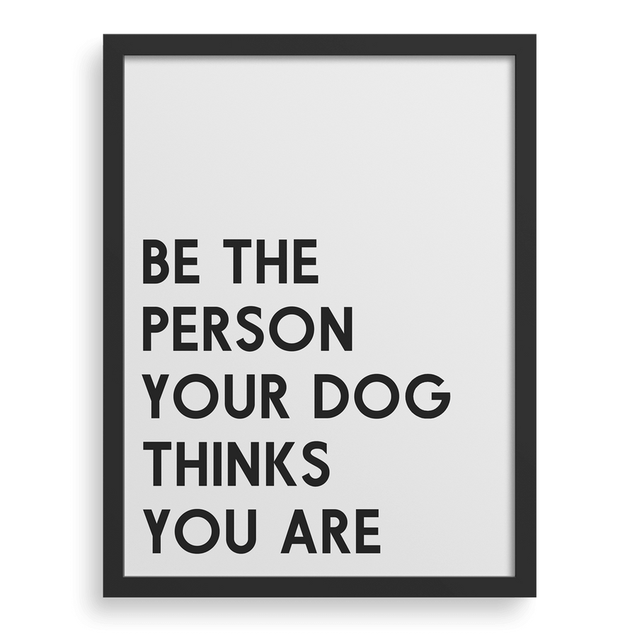 Sé la persona que tu perro cree que eres