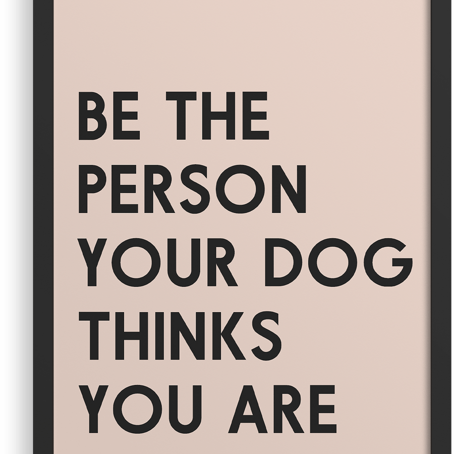 Sé la persona que tu perro cree que eres