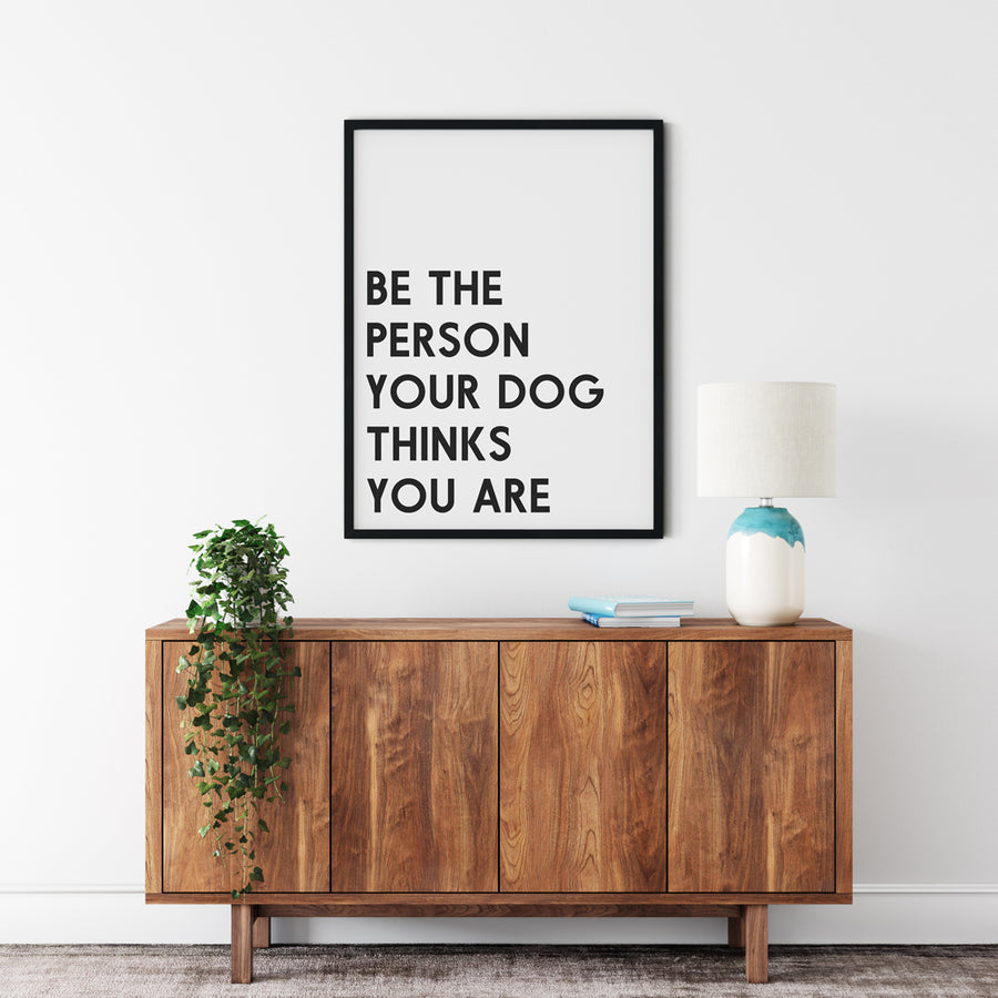 Sé la persona que tu perro cree que eres