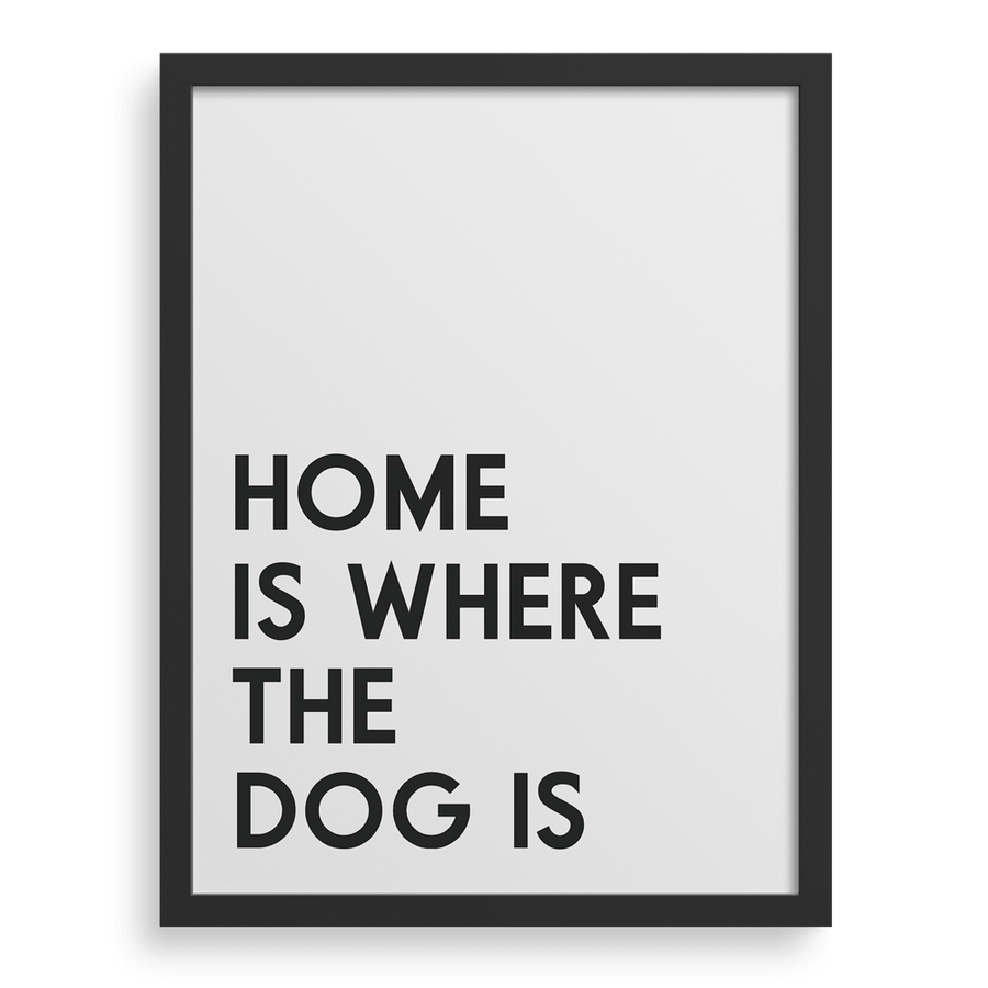 El hogar es donde está el perro