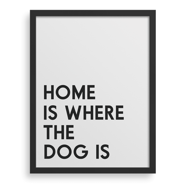 El hogar es donde está el perro