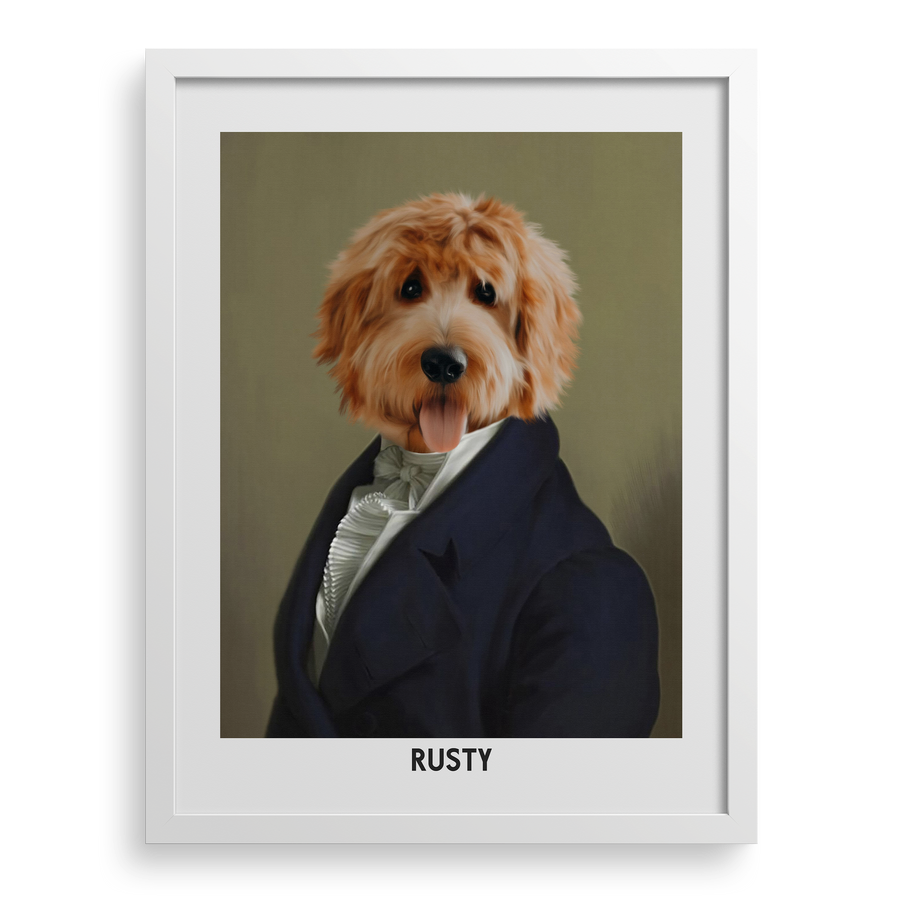 Retrato personalizado de un caballero digno