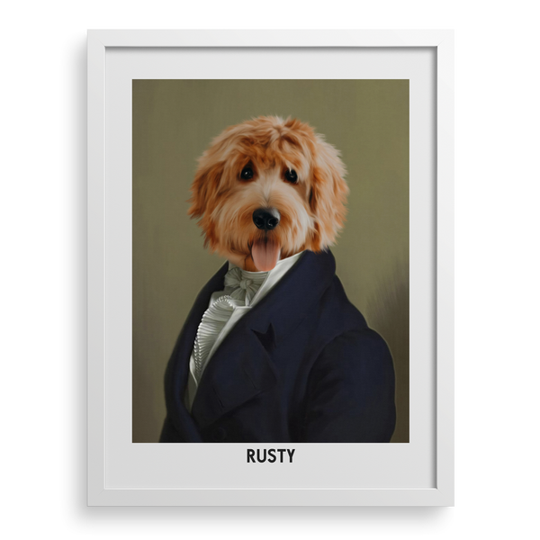 Retrato personalizado de un caballero digno