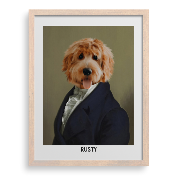 Retrato personalizado de un caballero digno