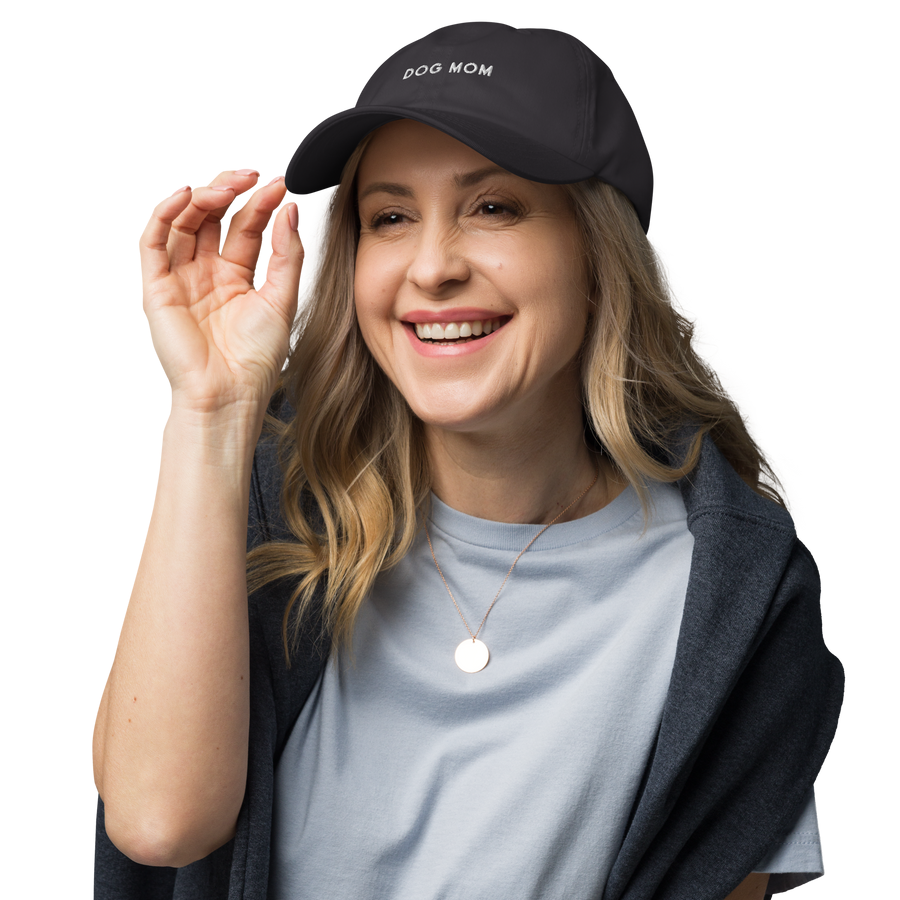 Gorro bordado con diseño de Dog Mom